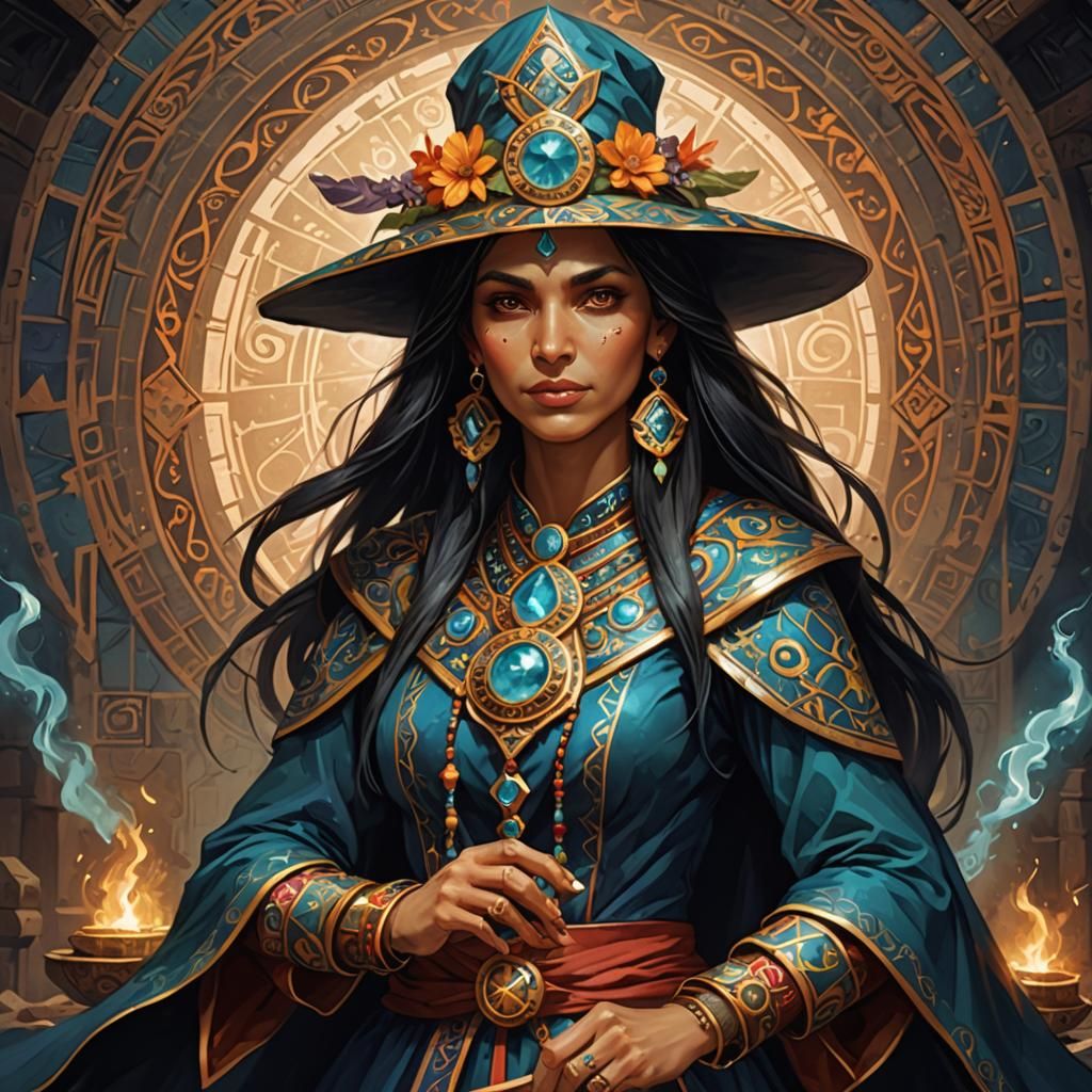 Resplendent Sorceress Tzitzimitl Image