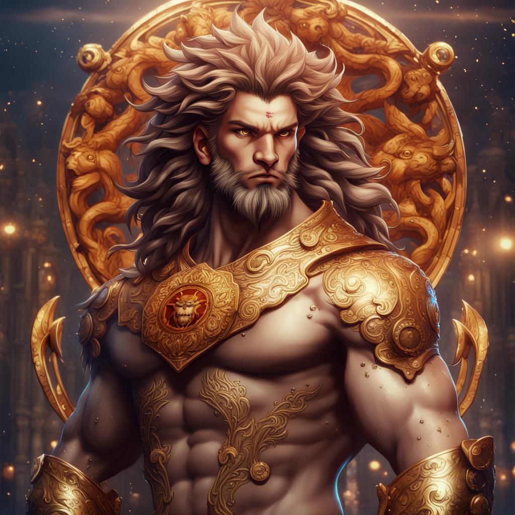 Handsome Leo Man - Zodiac Collection