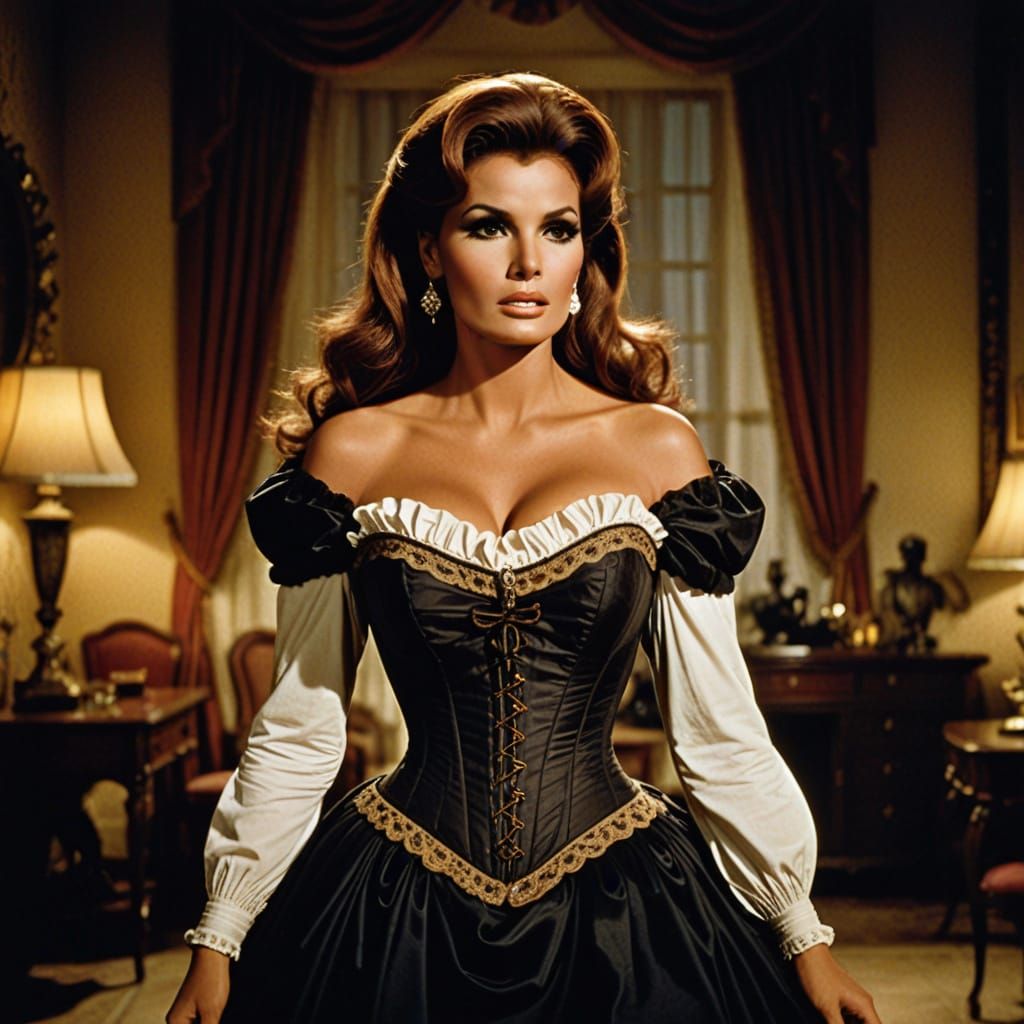 Vintage Glamour in Cinematic Film Style