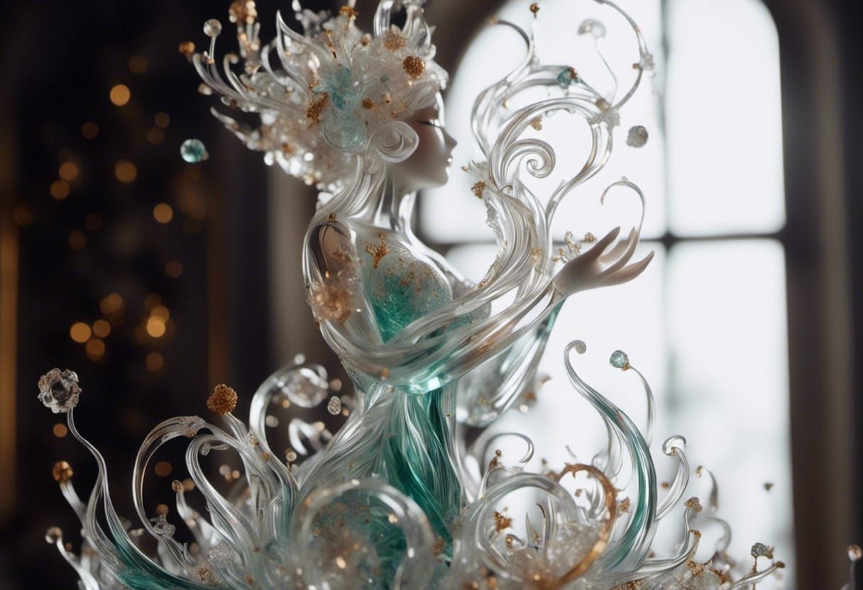 Crystal Goddess Gaia in Exquisite Design