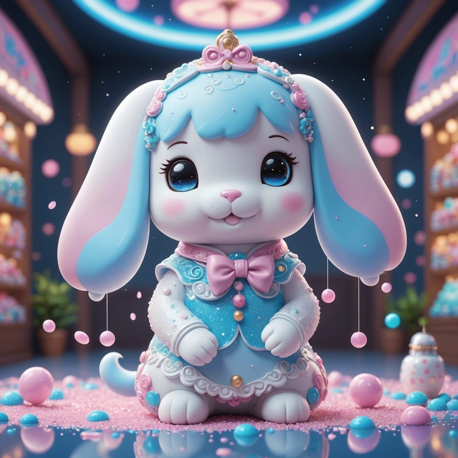Sweet Cinnamoroll in Pastel Colors