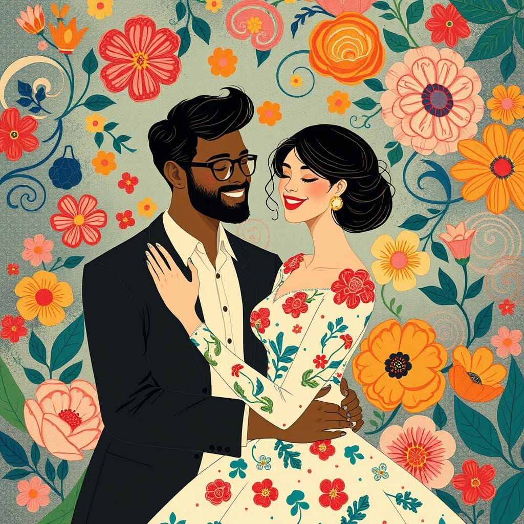 Romantic Whimsy in a Dreamy Gouache World