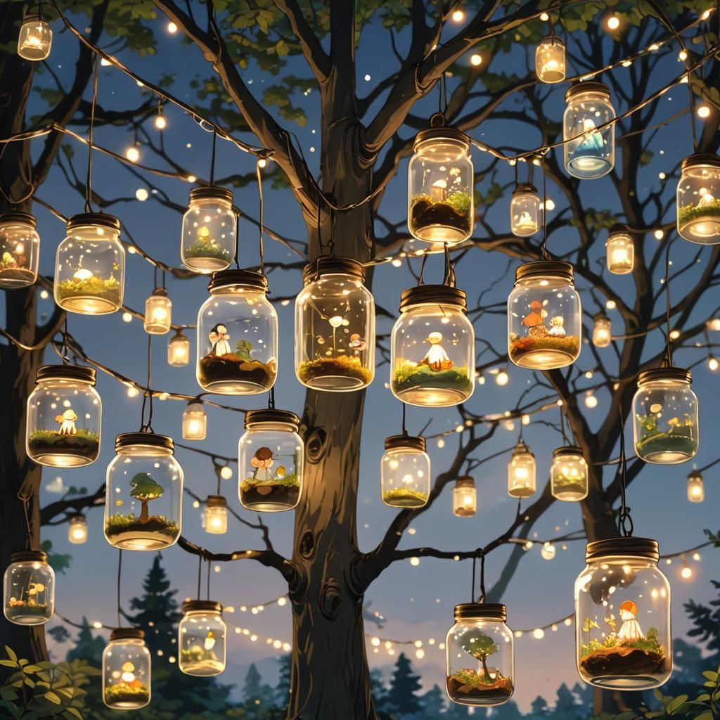 Things in Jars - Fairies Tree