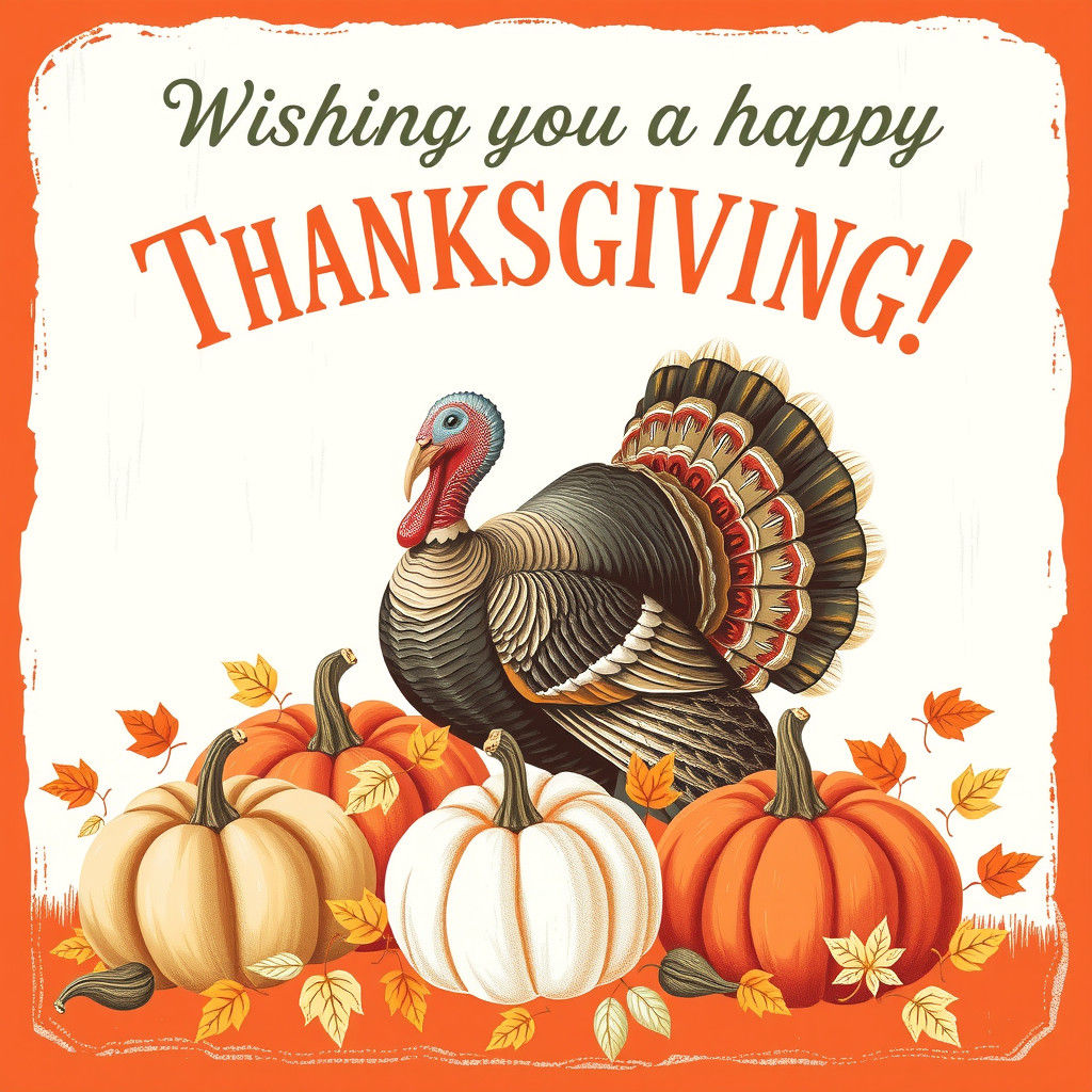 Thanksgiving Feast in American Regionalism Style