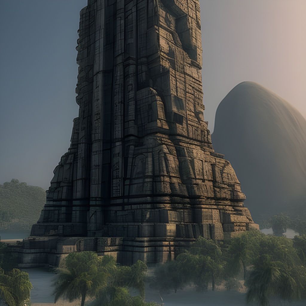 Majestic Monolith Worshiped by Chimps: Sci-Fi Epic
