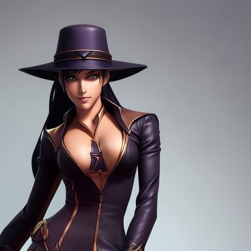 Nico Robin Cosplay Portrait in Artstation Style