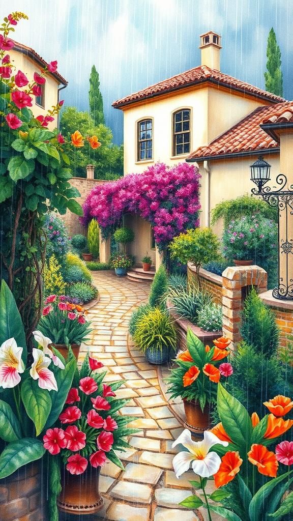 Mediterranean Rainy Day