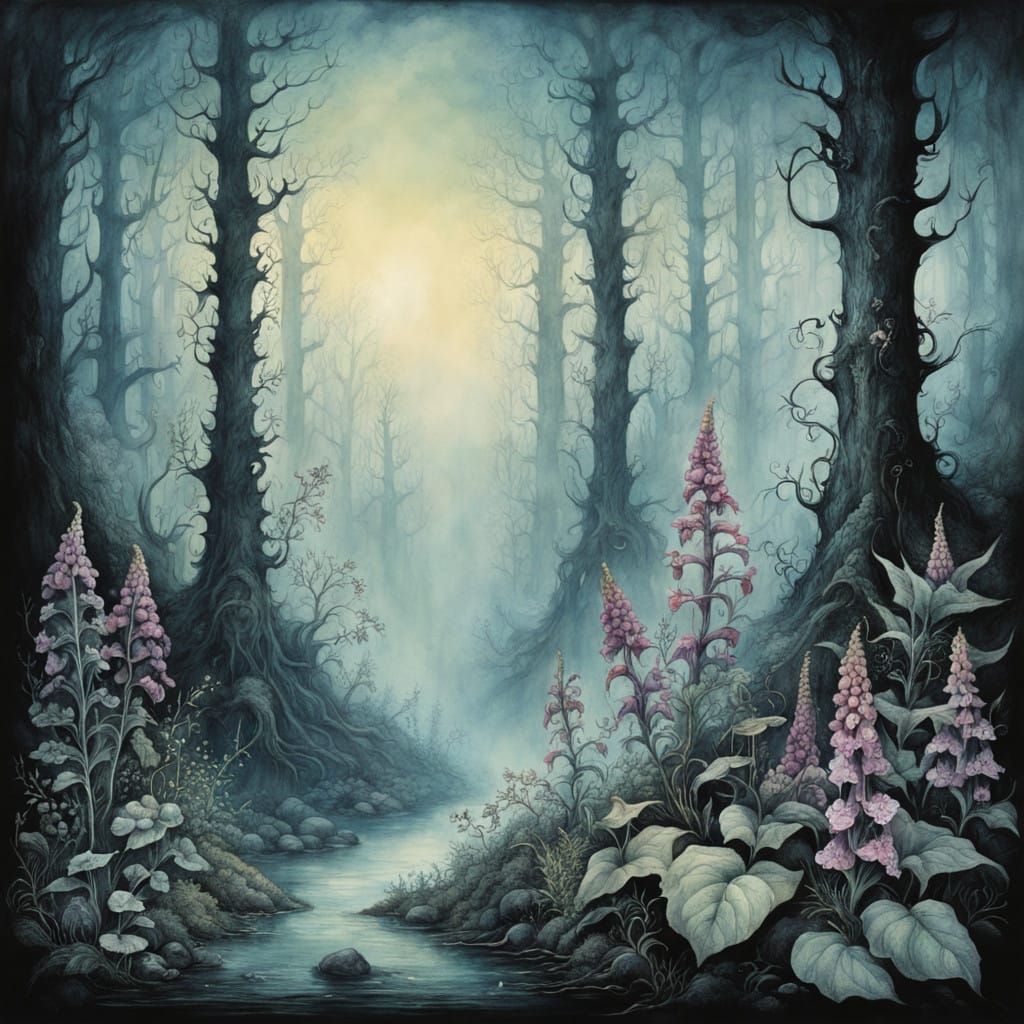 Wolfsbane, Foxglove, 
Witch’s herbs, 
poisonous plants,
bota...