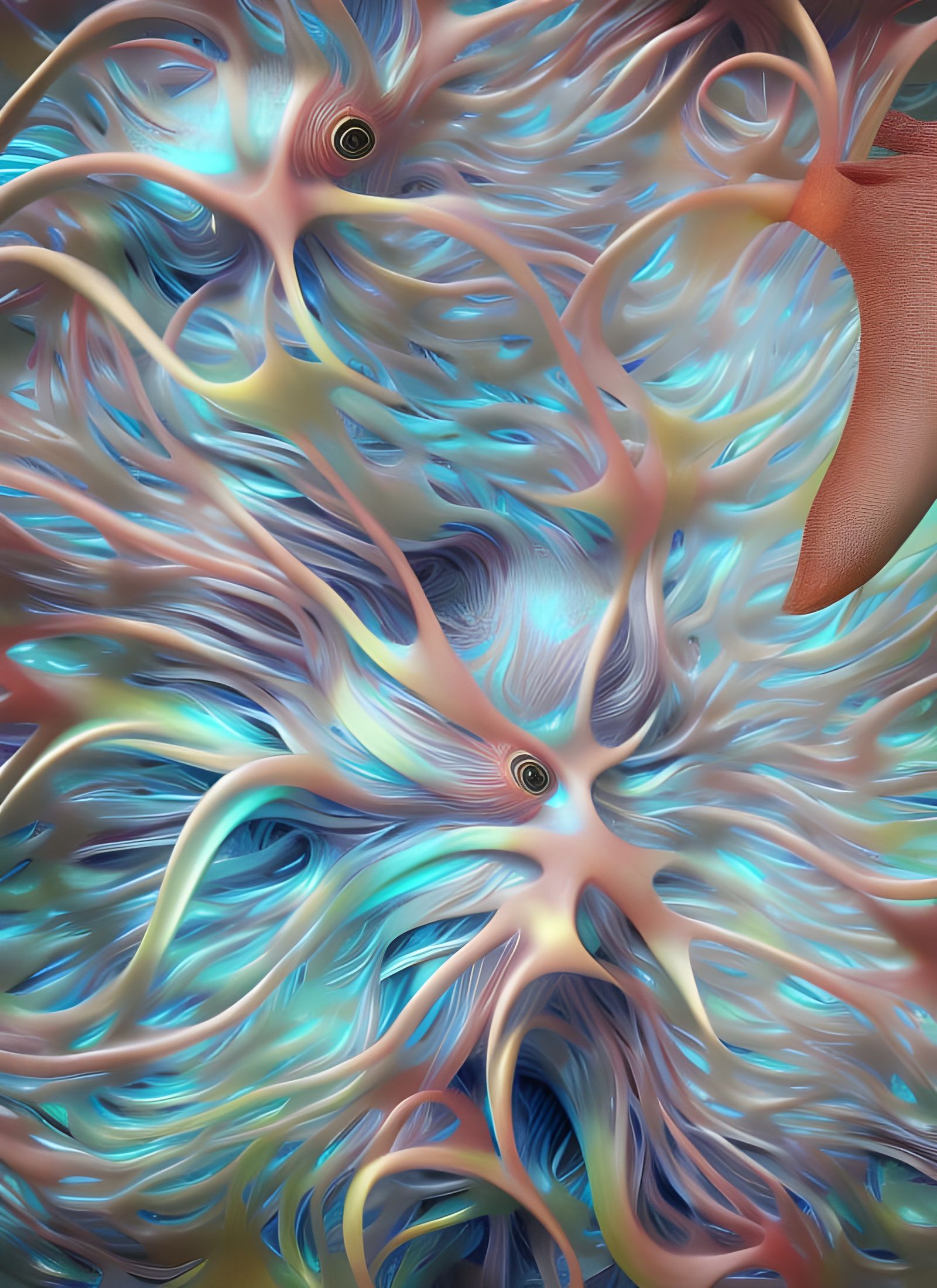 Ejected Fish: Lyrical Abstraction in 3D