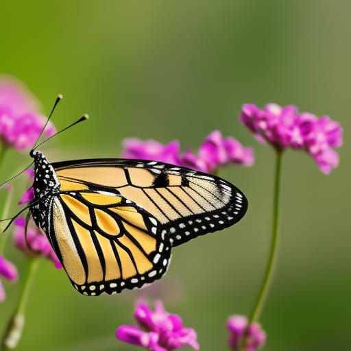Butterfly on Wildflower: Professional Photography