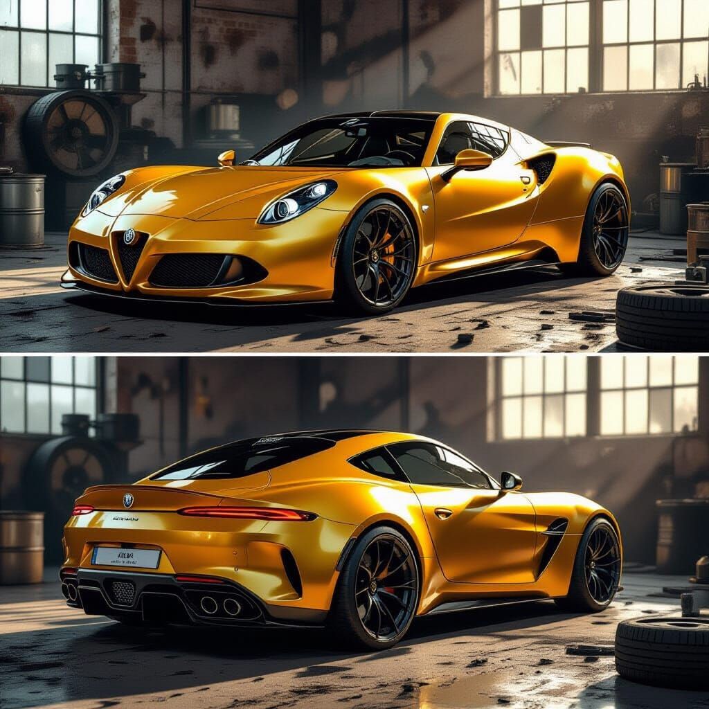 Supercar Concepts in Abandoned Workshop