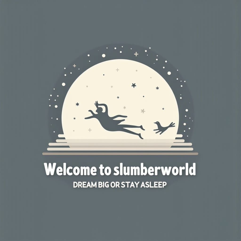 Minimalist Stylized Logo for SlumberWorld