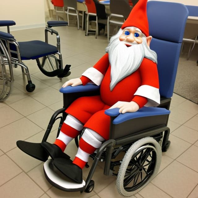 Gnomes in Wheelchairs