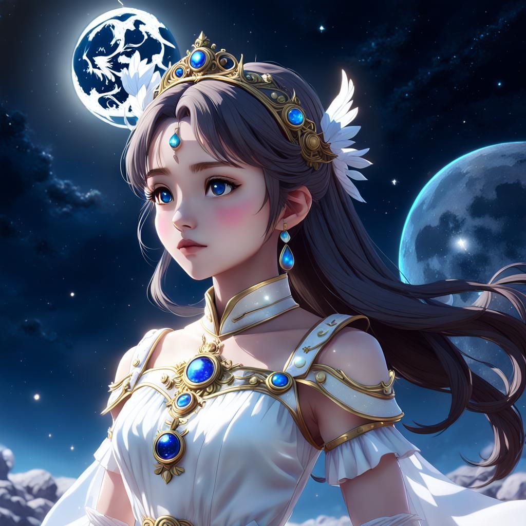 Anime Moon Princess in the Universe