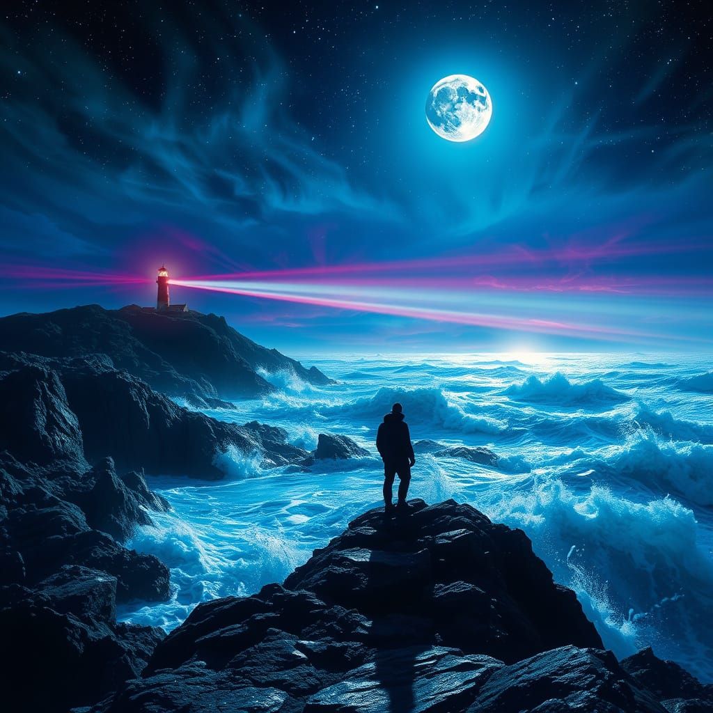 Ethereal Night Sky with Dynamic Lighting and Hyper-Detailed ...