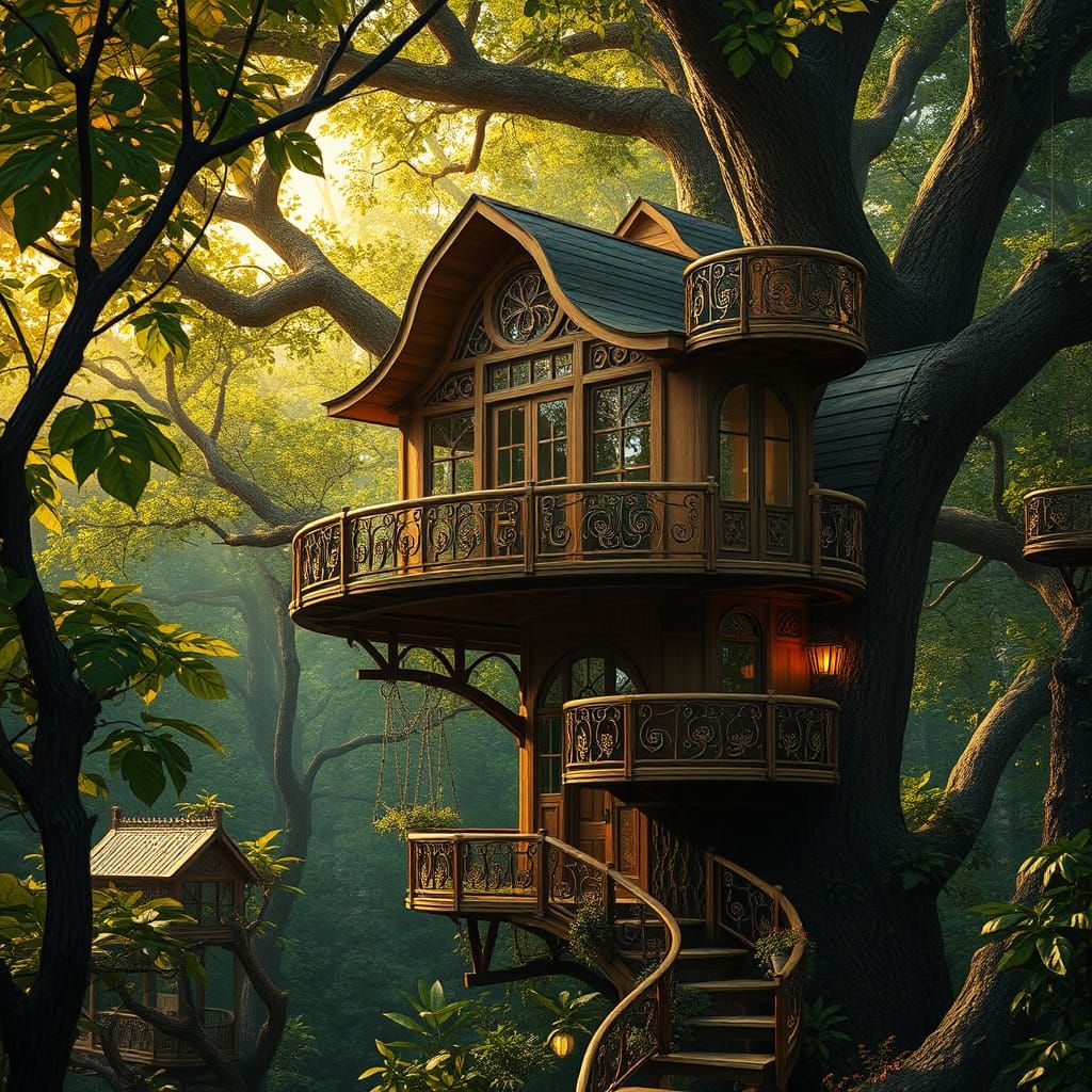 Luxurious Art Deco Treehouse Hideaway