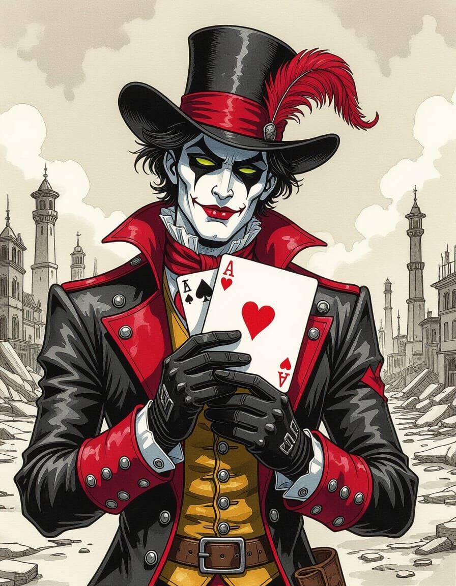Post-Apocalyptic Jack of Hearts as Charming Knave
