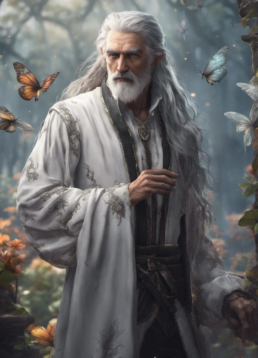 Detailed Fairy Portrait in Fantasy Concept Art