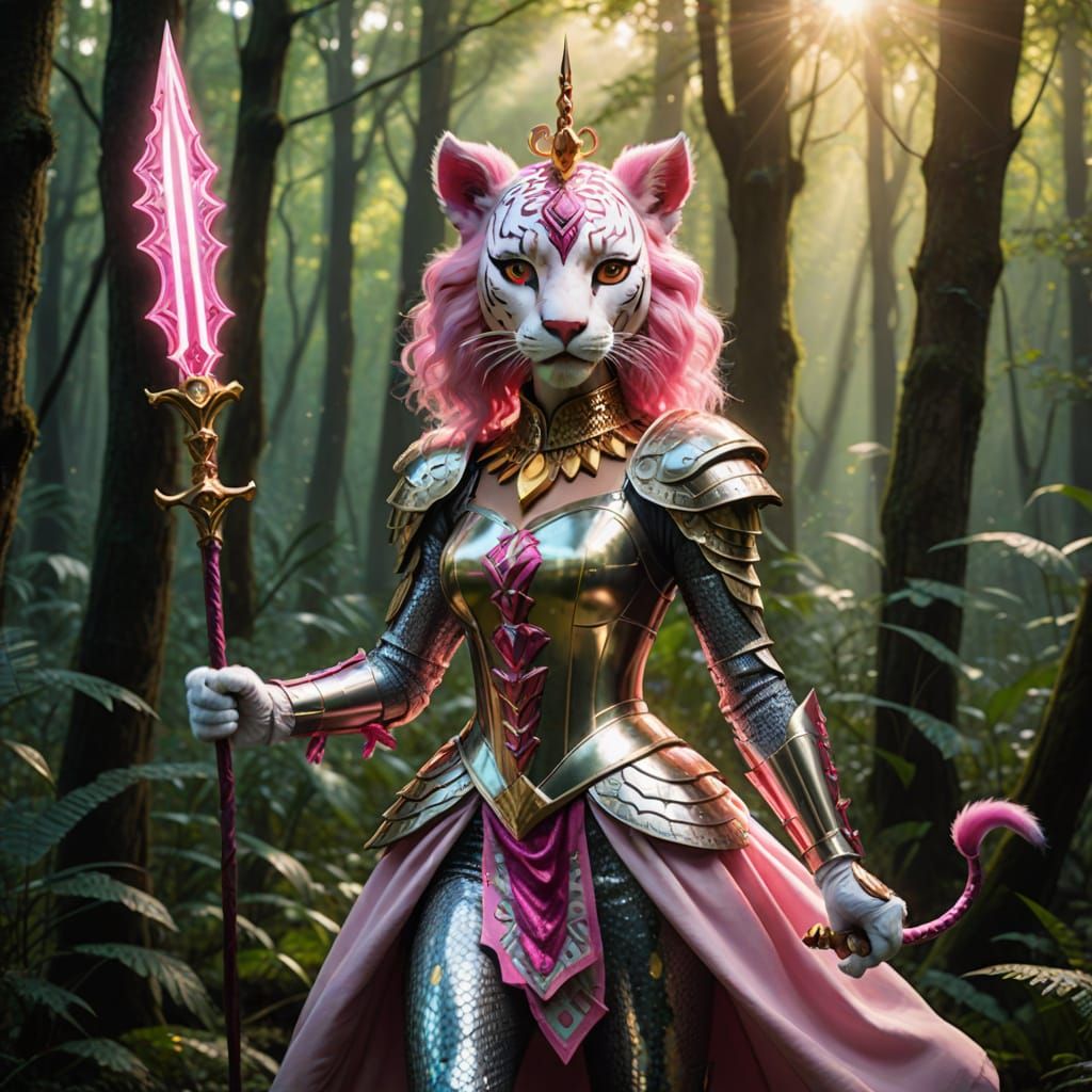 Young Warrior Princess Soars in Vibrant Colors