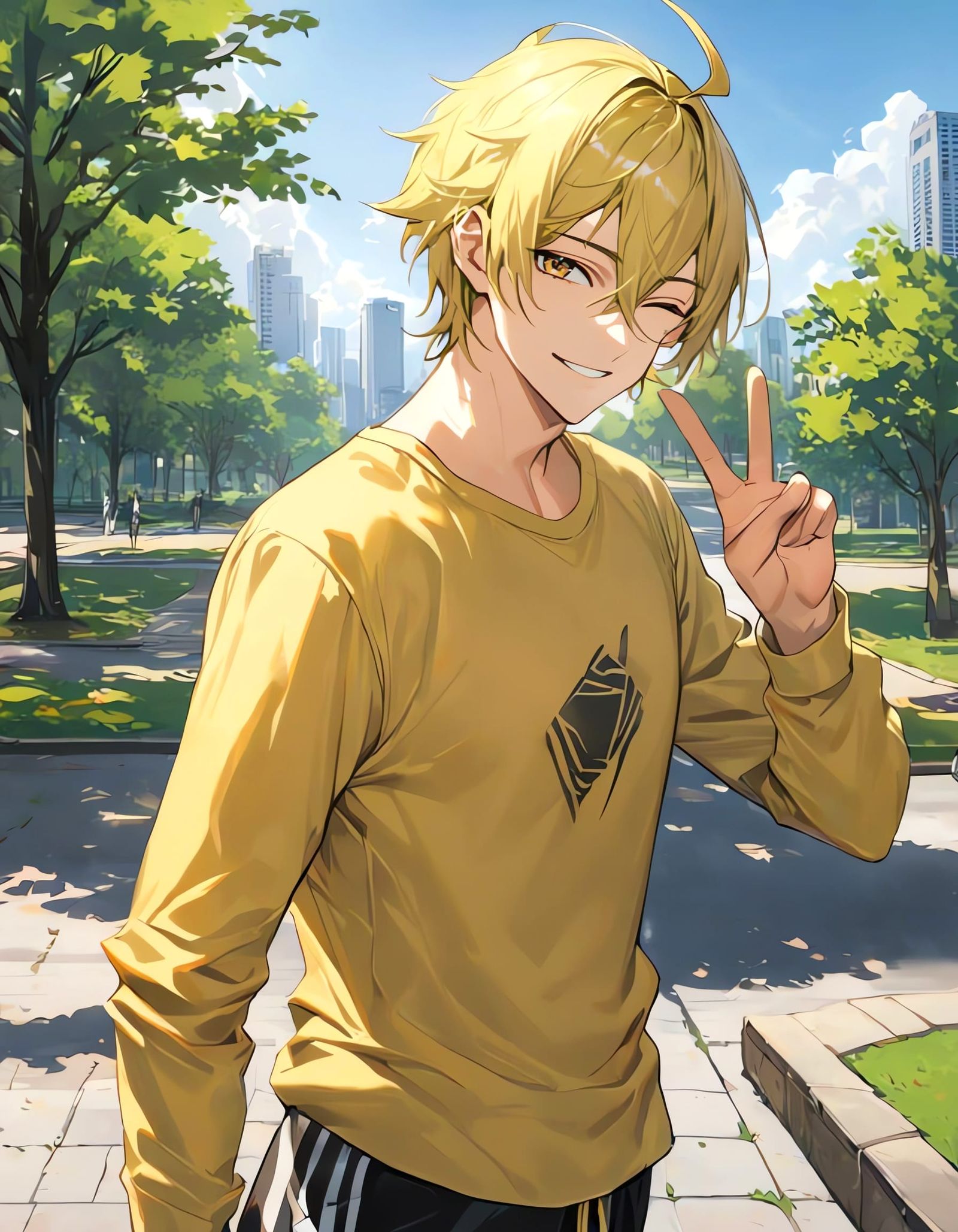 Bishounen Cowboy's City Gaze