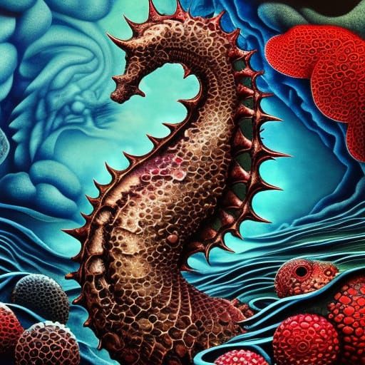 Sinister Seahorses in Carnivorous Garden: Death Metal Album