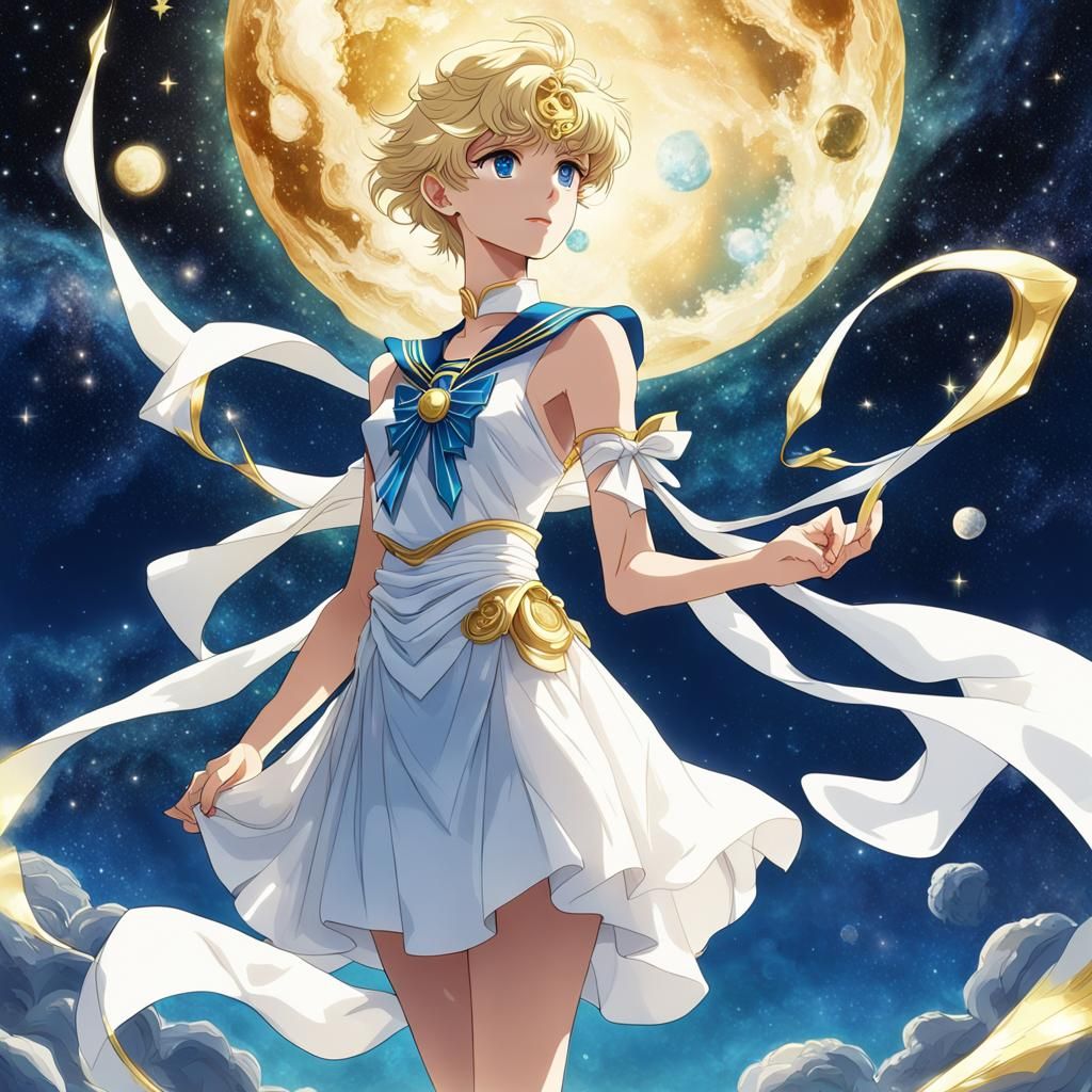 Sailor Uranus (White toga-style dress), Michelangelo, Naoko ...