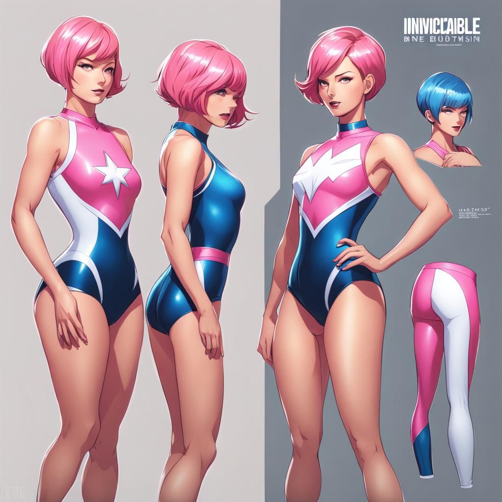 Superhero Woman Character Concept Art