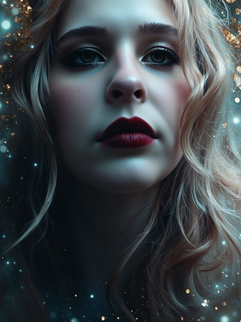 Scottish Fairy Woman in Ethereal Forest Wedding