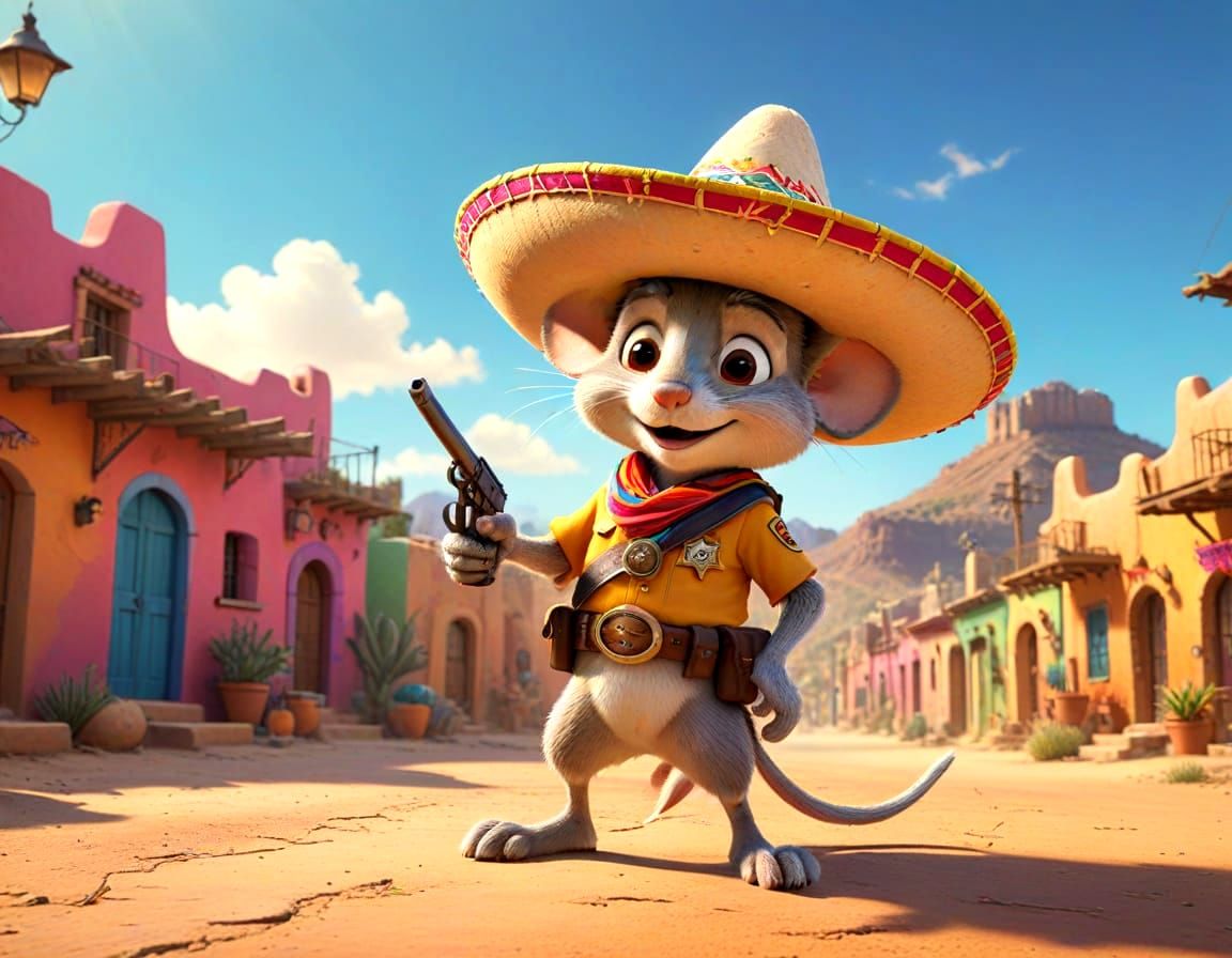 Speedy Gonzales mexican sheriff mouse