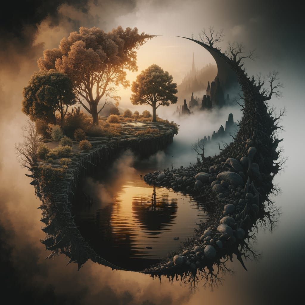 Yin-Yang World: Harmony of Day and Night