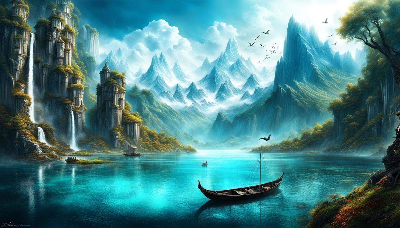 Loomie, beautiful lake of Zefiria