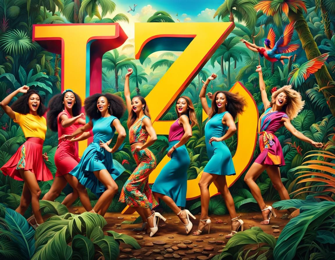 Jungle Dance: Women Around a Letter in Maximalism