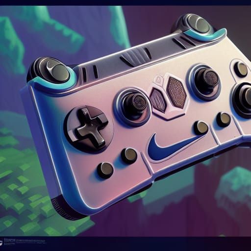 Nike Console Concept Art in 1992, Detailed Painting