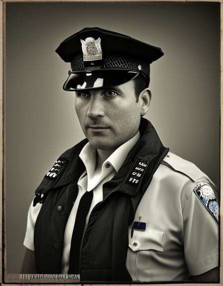 1980 police officer, noir