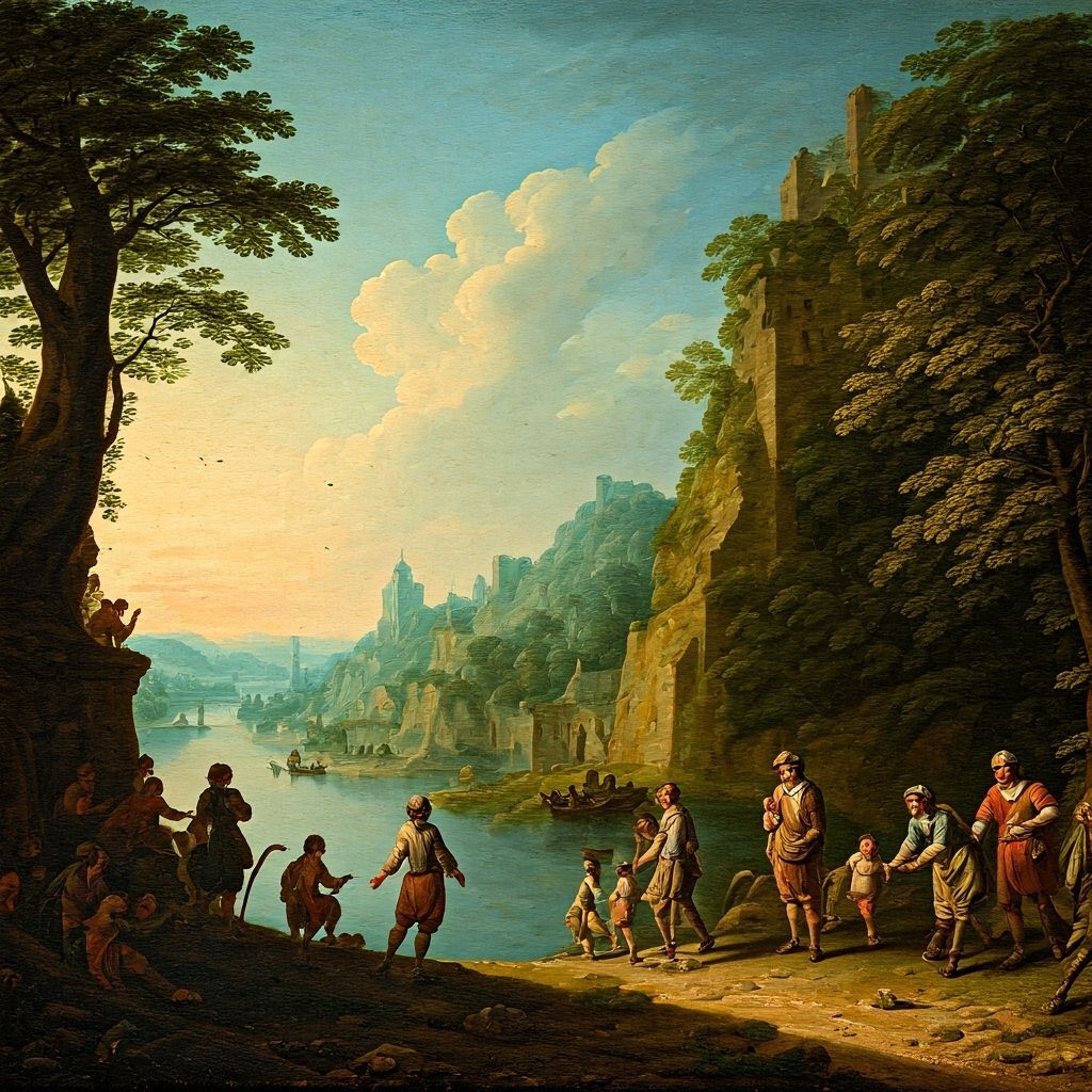 Baroque Still Life Depicting Abundant Life