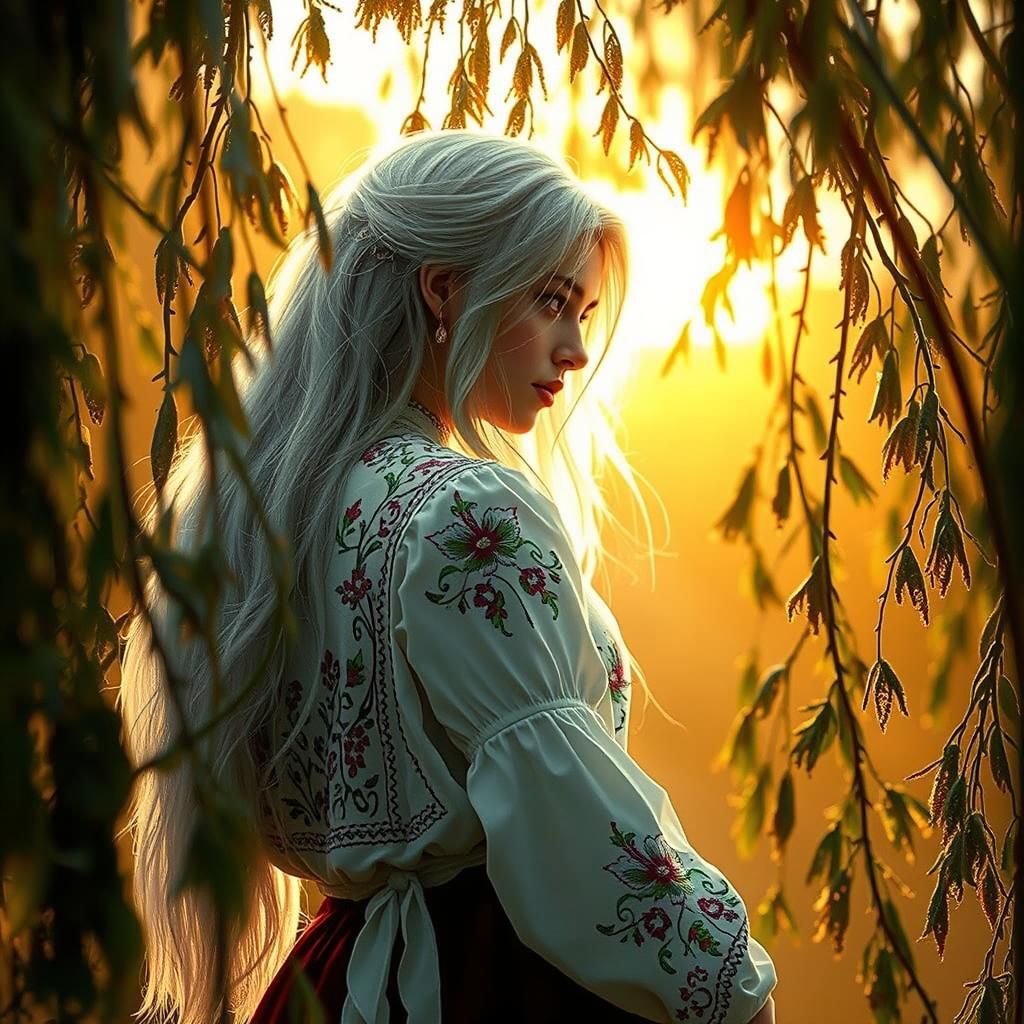 Mavka: Mystical Forest Spirit in Digital Art