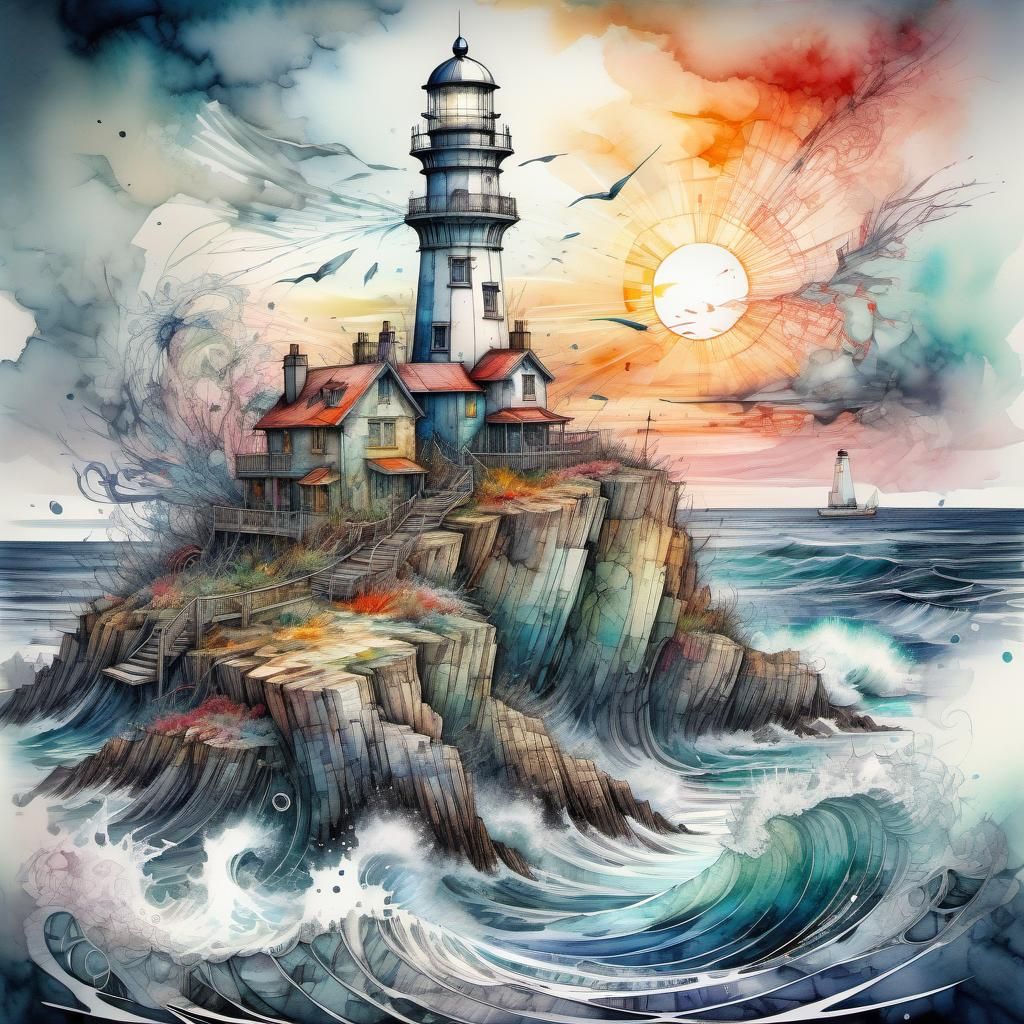 Crazy lighthouse