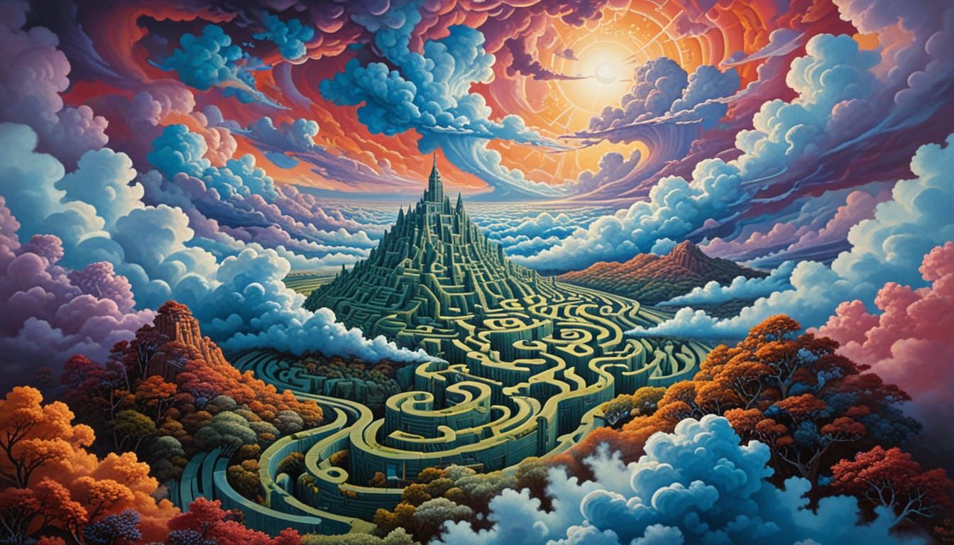 Intricate Surrealist Vortex Masterpiece