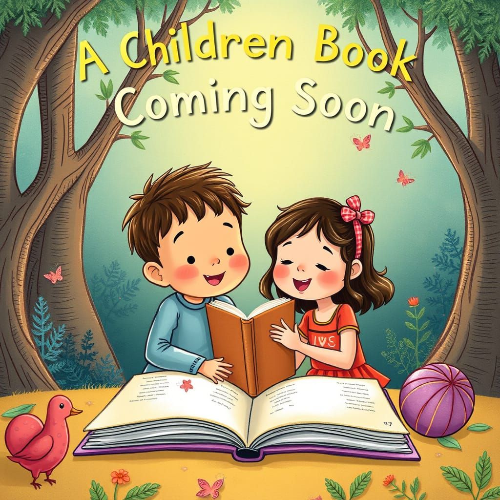 Whimsical Book Cover Unveils Childhood Wonder