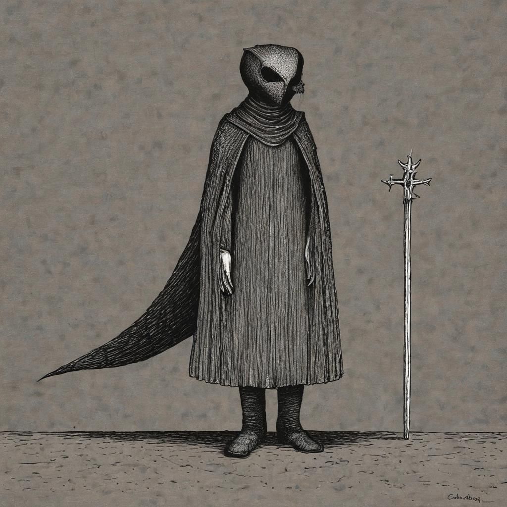 Grimdark Scene in Gothic Horror Style