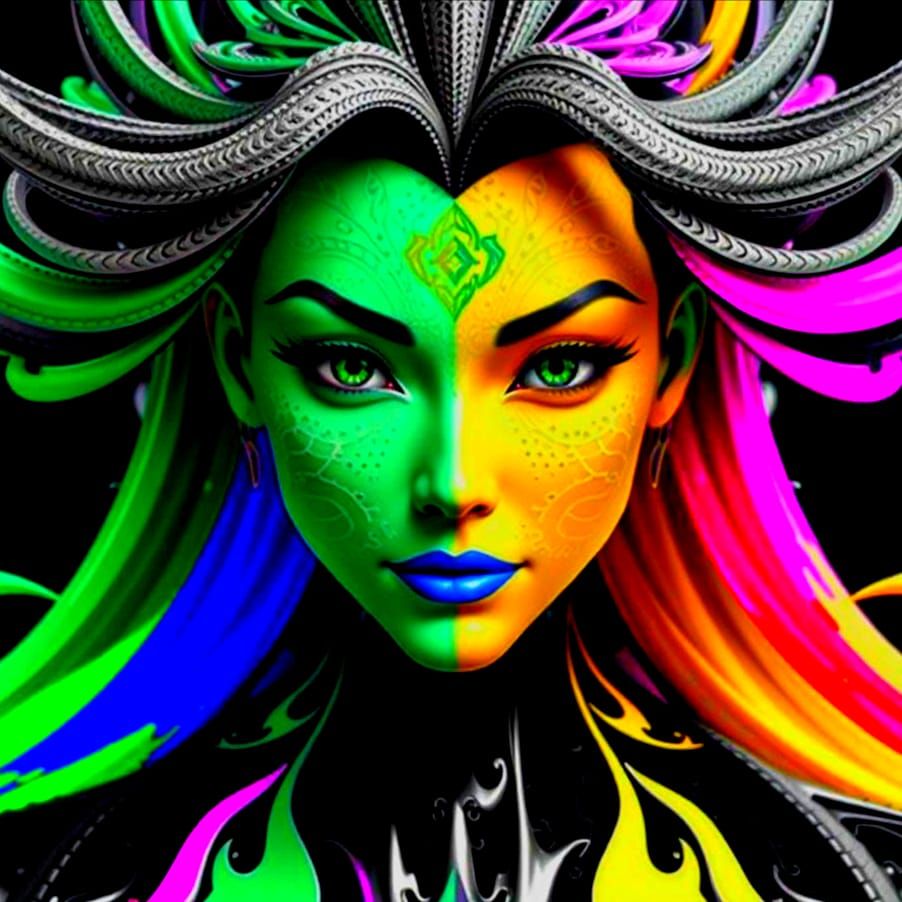 Intricate Julia Fractal Pattern