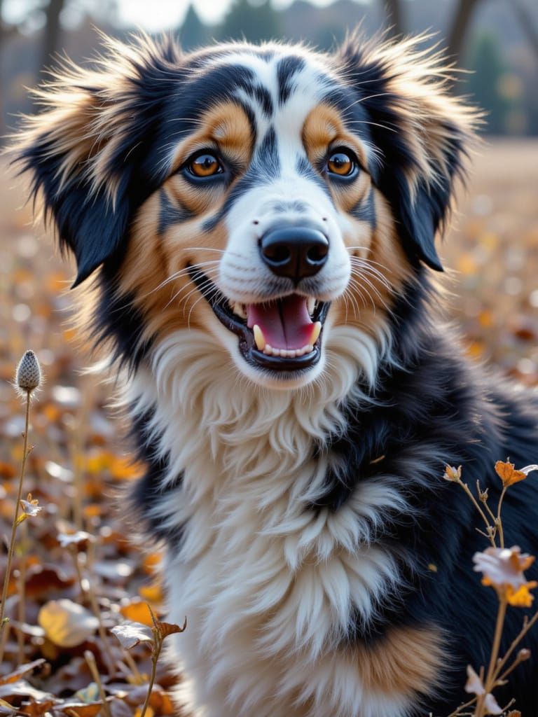 Majestic Snow Tiger Heron in Metallic Flux