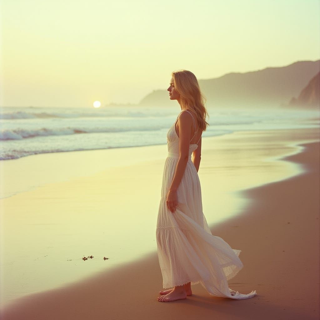 Ethereal 1970s California Morning in Soft Focus