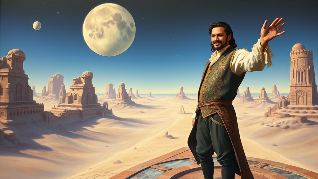 Surrealist Masterpiece: Inigo Montoya Triumphs in Melting La...