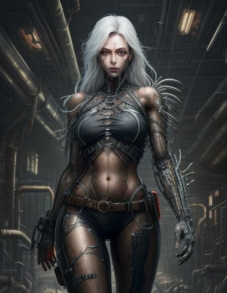 Hourglass form body. Extraordinarily large-Buttock . Extraor...