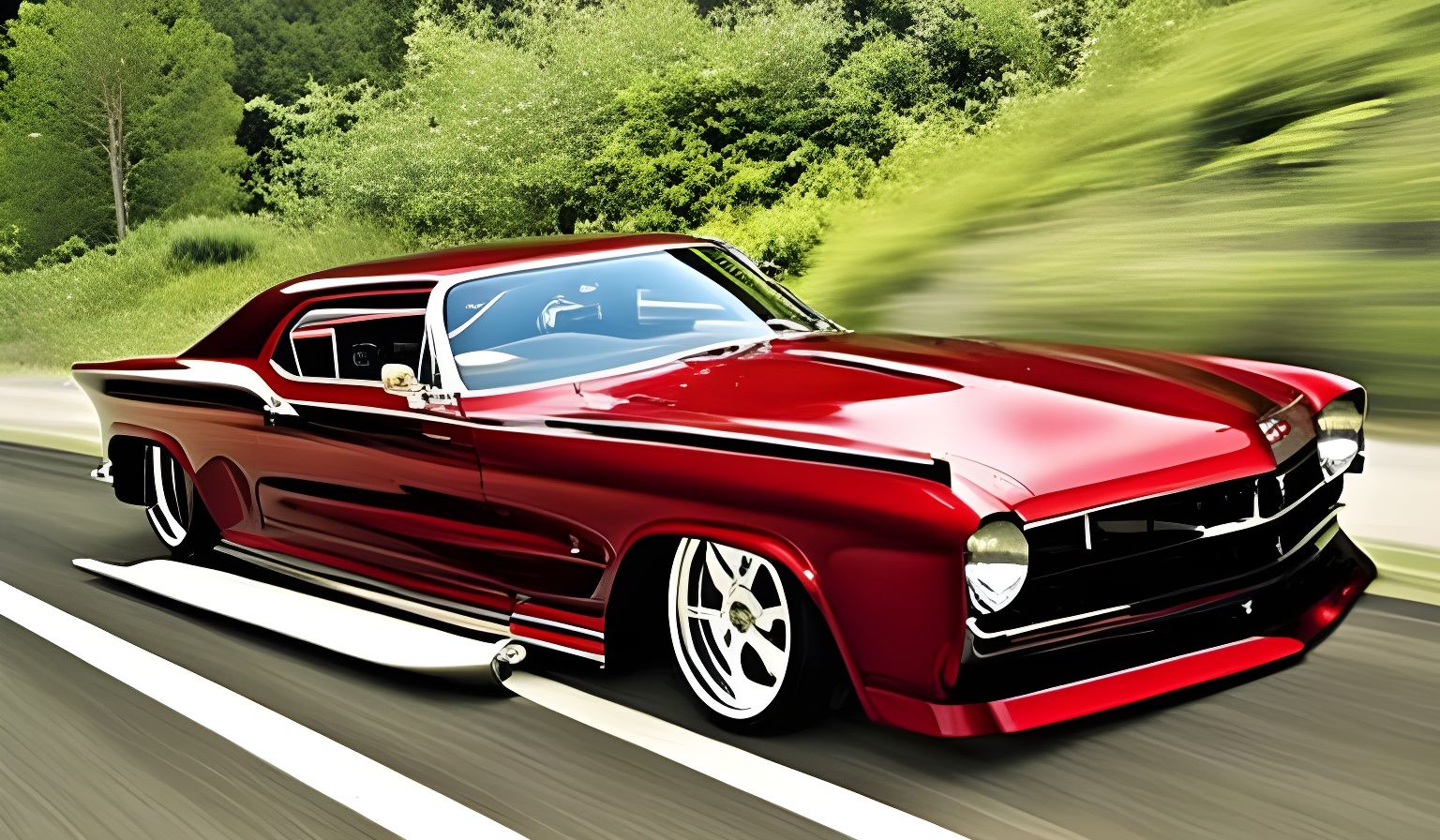 Richard Hammond's Rocket-Powered Candy Red Lowrider