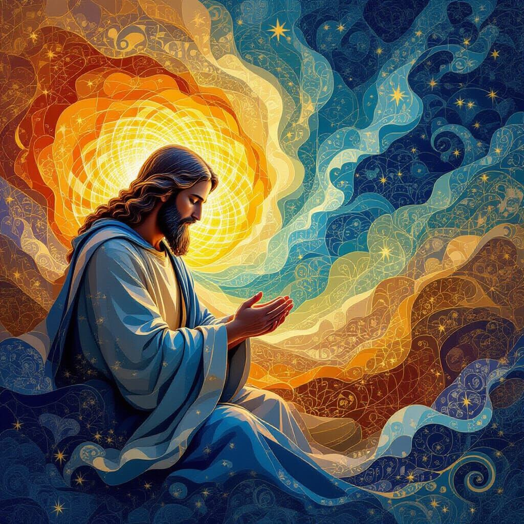 Divine Grace Abstract Fractal Art