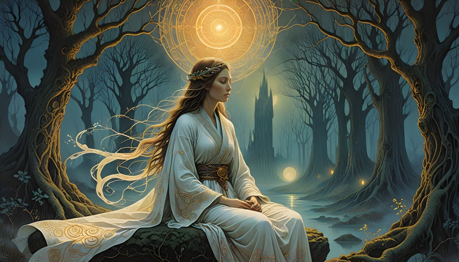 Seidr's Touch in Vibrant Mythic Style