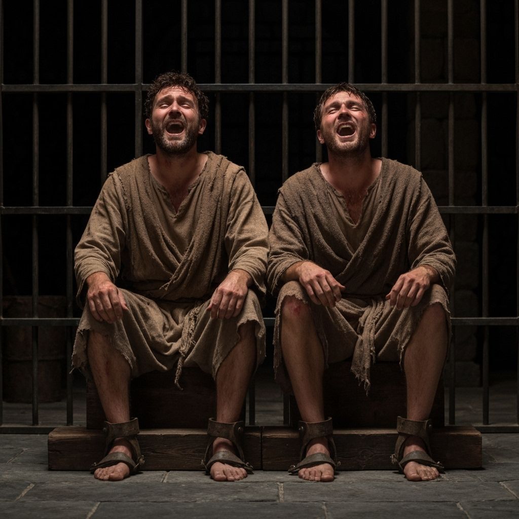 Paul and Silas Hymns: Baroque-Inspired Prison Scene