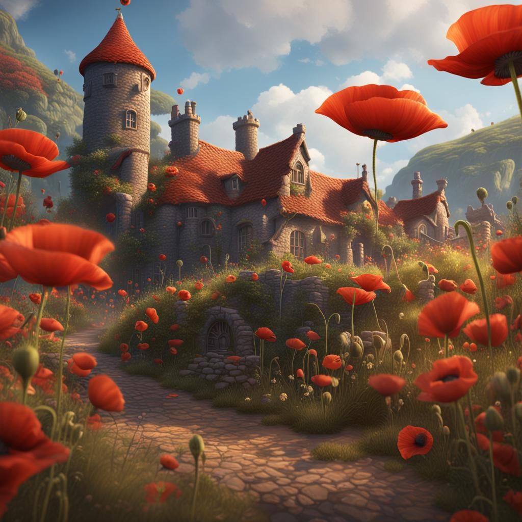 Poppy Playtime's Dogday: Detailed Matte Painting